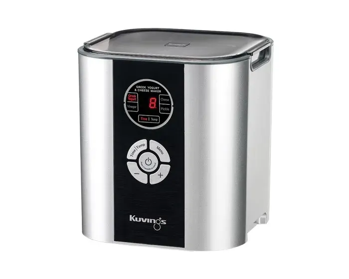 Kuvings – Yaourtière fromagère 2L – Livre de recettes offert - Gris silver