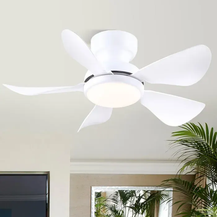 Kviflon ventilateur de plafond LED blanc 91 cm 6 vitesses 3 températures de couleur