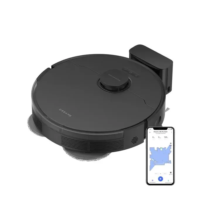L10s Pro Gen 3 Robot Aspirateur 13 000 Pa Système de Lavage des Sols DuoScrub Serpillière à Levage Automatique de 7 mm Puissan