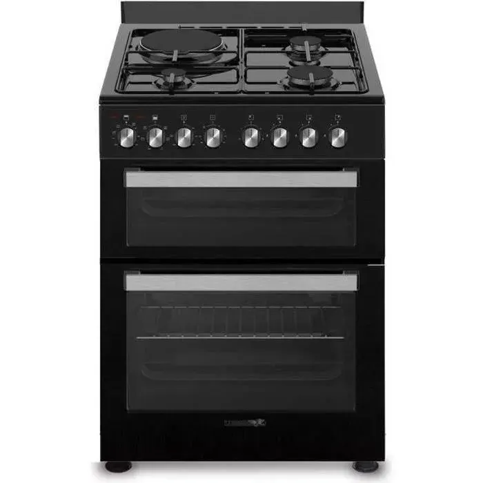 LA GERMANIA SM61DFN Cuisinière 2 Fours Noire