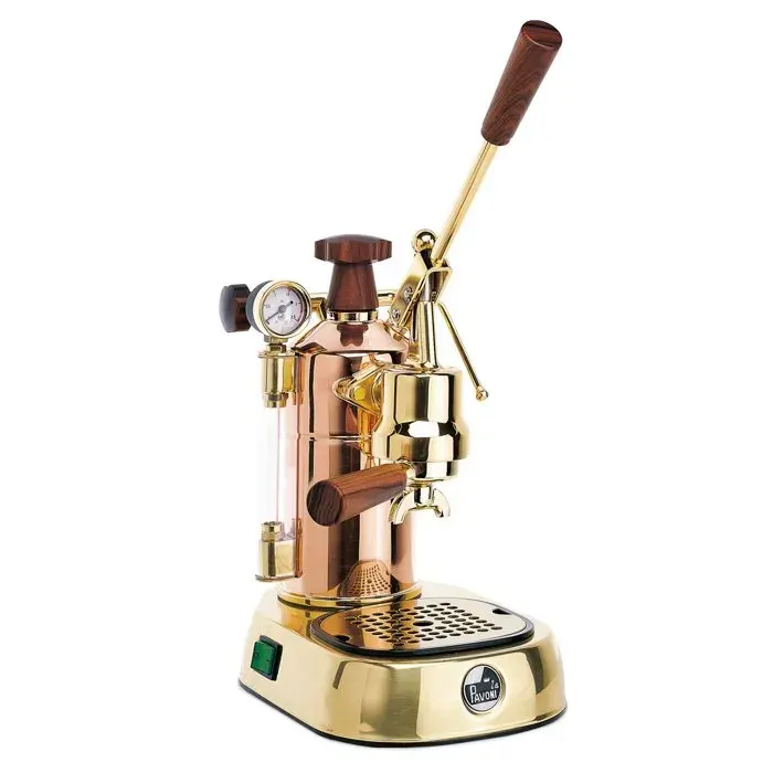 LA PAVONI Machine à Café Espresso Professional Rame Gold