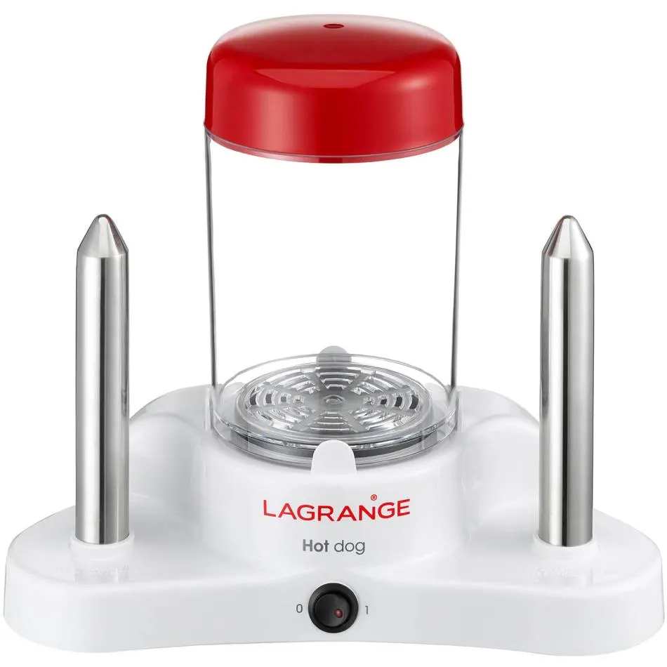 Lagrange - Appareil À Hot Dog 2 Pics Blanc Rouge — vue 2