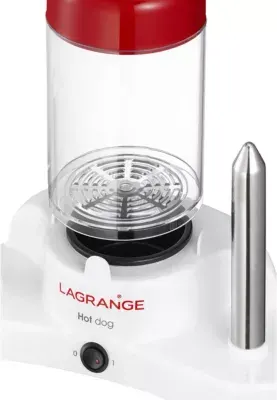 Lagrange - Appareil À Hot Dog 2 Pics Blanc Rouge — vue 5