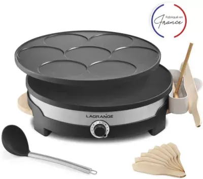 Lagrange - Crêpière Tradi Duo Grande Et Mini Crêpes 10901