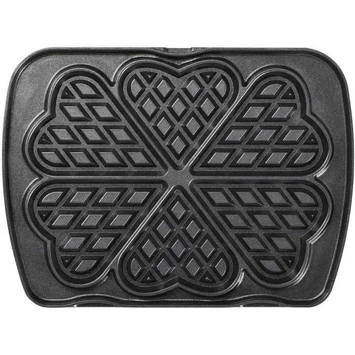 Lagrange Paire de plaques pour 6 gaufres coeur pour gaufrier premium - 010522