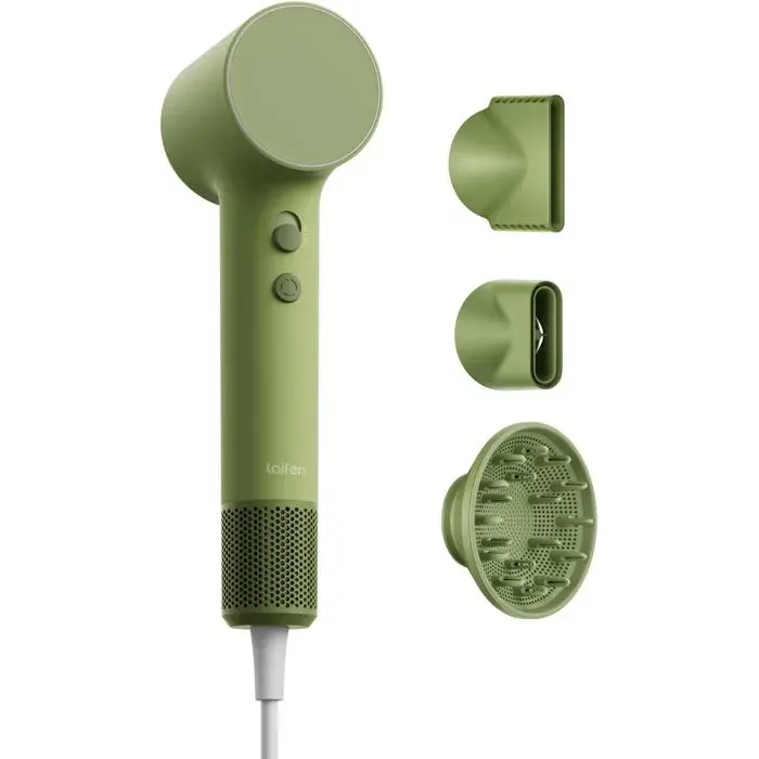 Laifen Air Pro Sèche-cheveux 299g 115k tr/min 200M Ions - Vert