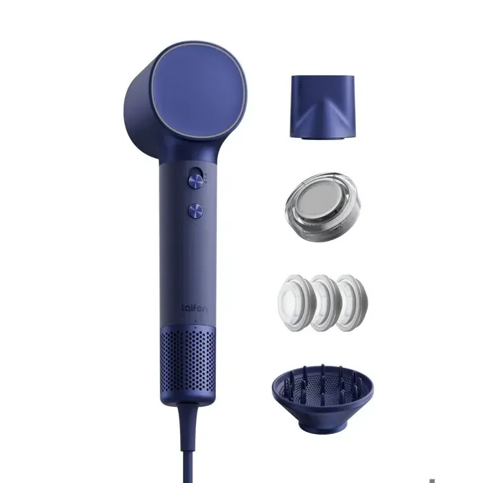 LAIFEN - NEO SPECIAL - Sèche cheveux - 200 M dions négatifs - 59 dB - Séchage ultra rapide - Bleu