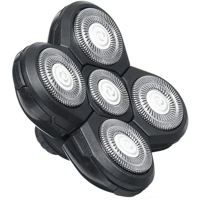 Lames de Rechange Pour RasoirTête Rasoir 5 Têtes faciles à Installer Rasoir électrique Flottant Barbe Tondeuse à Cheveux