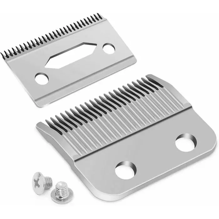 Lames de rechange professionnelles pour tondeuse Wahl 5-Star Senior Magic Clip–compatibles avec 81488504191922412240etc(argent)