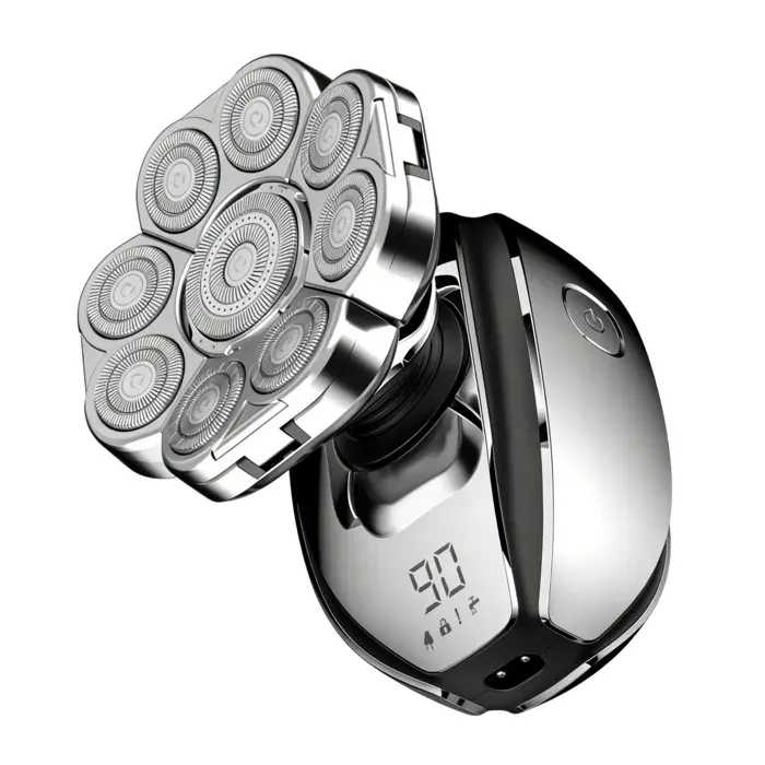 Lames flottantes à 9 têtes - INNOVTEC - 6 en 1 - Écran LED - Entièrement lavable - Tondeuse à poils de nez - Tondeuse à cheveux