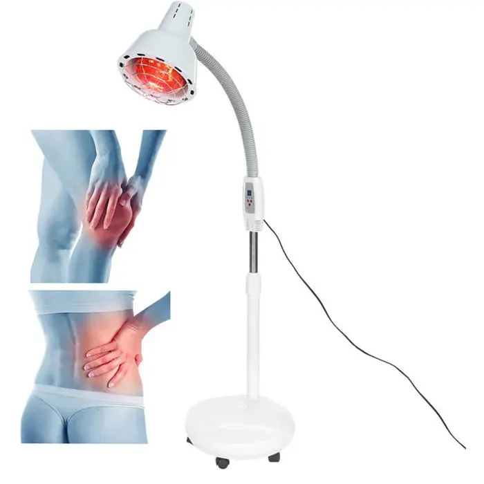 Lampe de thérapie par chauffage à lumière infrarouge 275 W Lampe de soulagement des douleurs musculaires par le froid Température