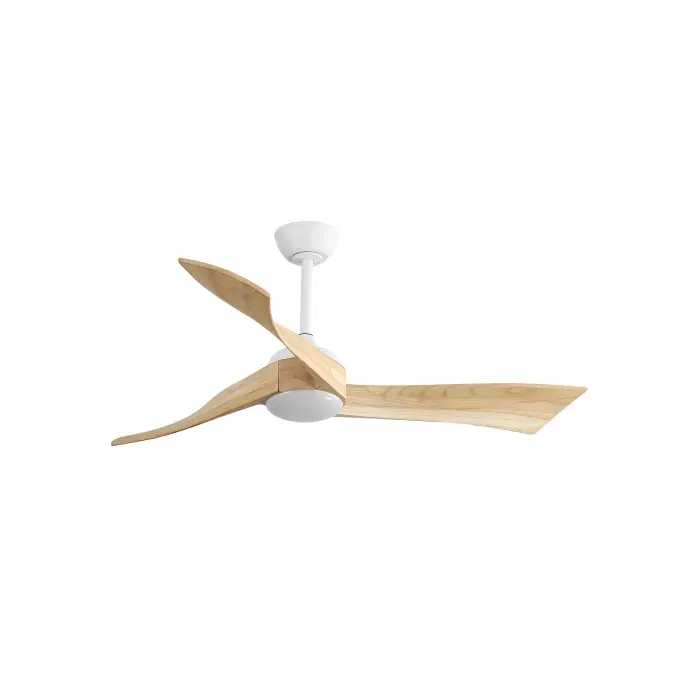 Lampe de ventilateur de plafond minimaliste de 52 pouces avec moteur à courant continu à économie dénergie à distance à 6 vitesses