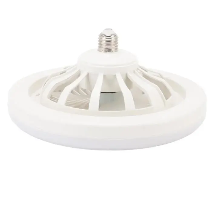 Lampe de ventilateur LED Ventilateur de plafond 36W 98 pouces Petite lampe de ventilateur E27 LED luminaire halogene Shipenophy