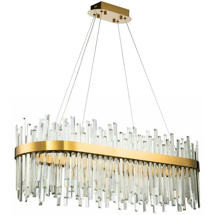 Lampe Suspendue De Plafond Toolight App1513-Cp80 Lampe Pendante Au Plafond 35 X 80 X 95 Cm Or Brossé