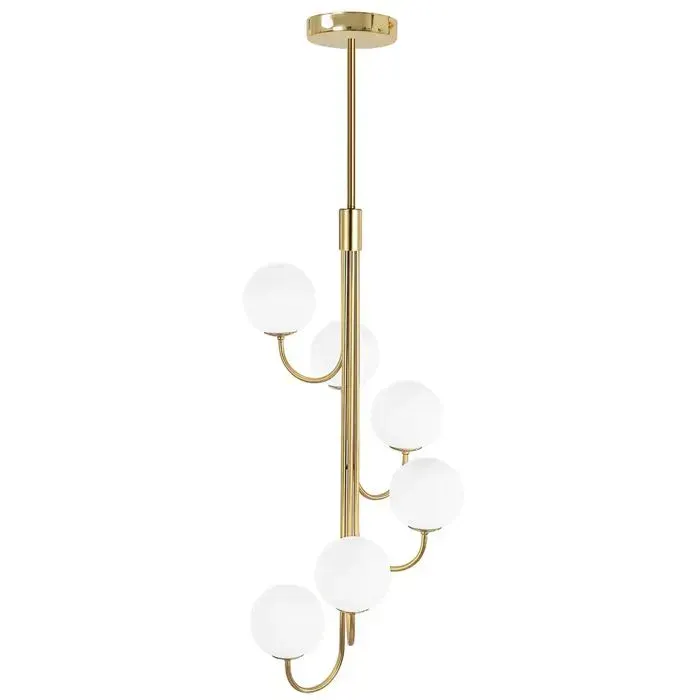 Lampe Suspendue De Plafond Toolight App1585-6Cp Lampe Pendante Au Plafond 50 X 50 X 118 Cm Or