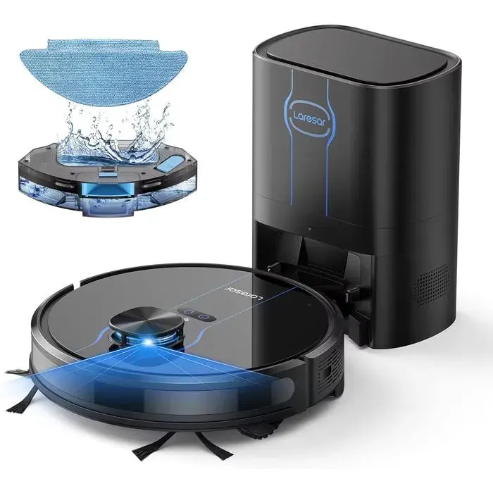 Laresar L6 Nex Sweep Robot with 3500Pa Suction Self-Charging Cleaner High-Performance LiDAR Navigation Robot Vacuum for Home