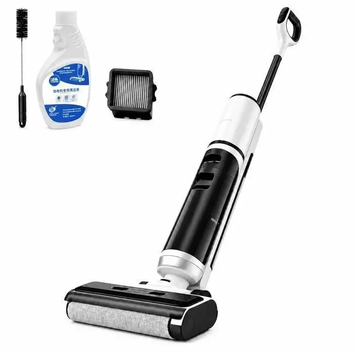 LARESAR M5 Combo Aspirateur laveur 3‑en‑1 sans fil – 25 KPa– Auto‑nettoyage –Système de séchage–Anti‑odeurs–LED– Anti‑enchevêtrement