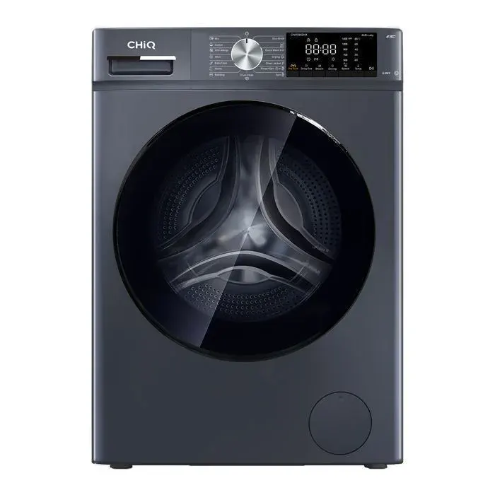 Lavante-séchante - CHiQ - CW85862HX - 8 kg lavage / 5 kg séchage - Moteur Inverter 1400 tr/min - Classe A — coloris Gris