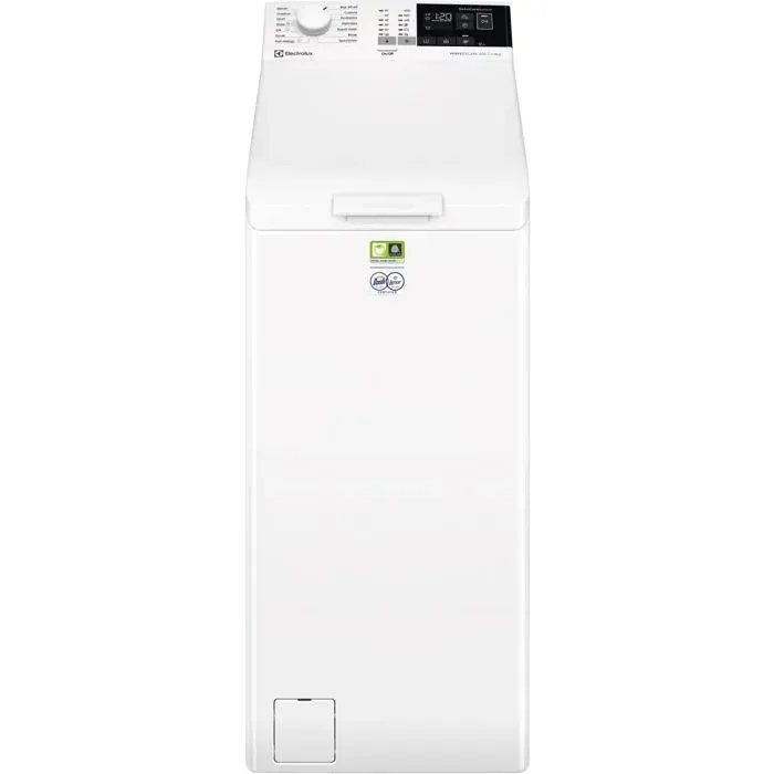 Lave-linge blanc à chargement par le dessus - ELECTROLUX - 1200 tr/min - Lavage rapide 14 min - Départ différé — coloris Blanche