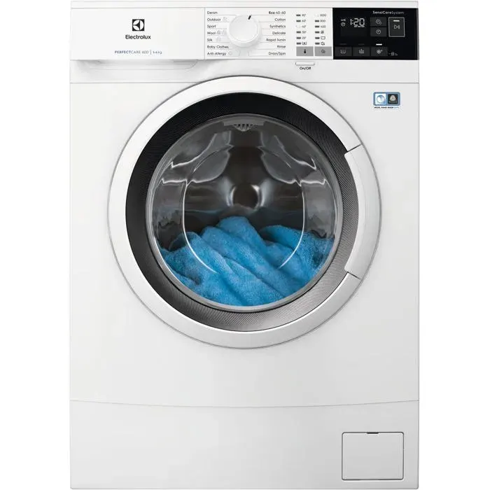 Lave-linge blanc à chargement par le haut - ELECTROLUX - EW6SM404W - 1000 tr/min - 6 kg — coloris Blanche