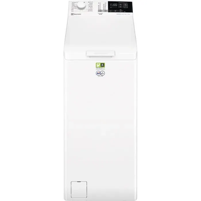 Lave-linge blanc - Electrolux - EW7T4272E - Essorage 1200 tr/min - Traitement à la vapeur - Eco Valve - Sensicare — coloris Blanche
