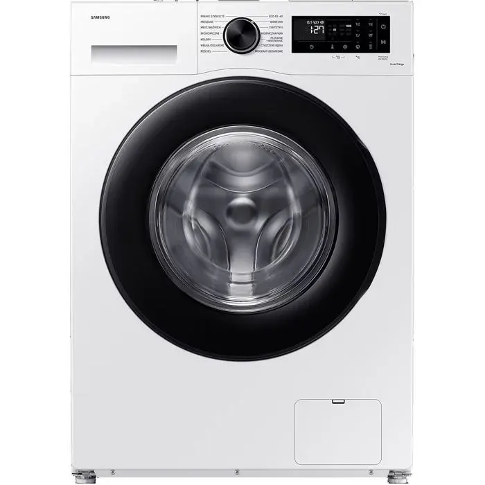 Lave-linge blanc - SAMSUNG - 1400 tr/min - Chargement frontal - Wi-Fi - Contrôle intelligent - Traitement à la vapeur — coloris Blanche