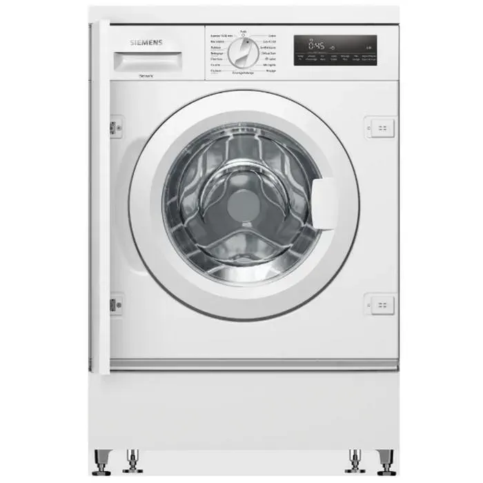 Lave linge encastrable SIEMENS WI14W549FF IQ700 - 8 kgs - 1400trmn - Chargement frontal - Blanc