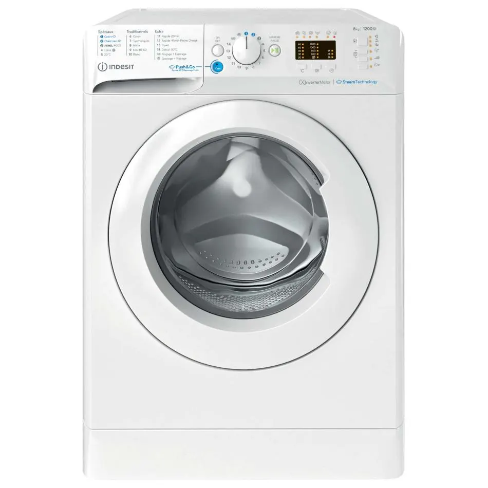Lave-linge frontal INDESIT BWA81295XWVFR