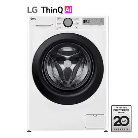 Lave-linge frontal LG F14R15WHS — vue 3