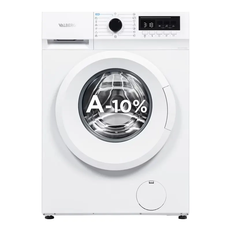 Lave-linge Hublot 6kg Valberg Wf 612 A-10 W566c — coloris Blanc