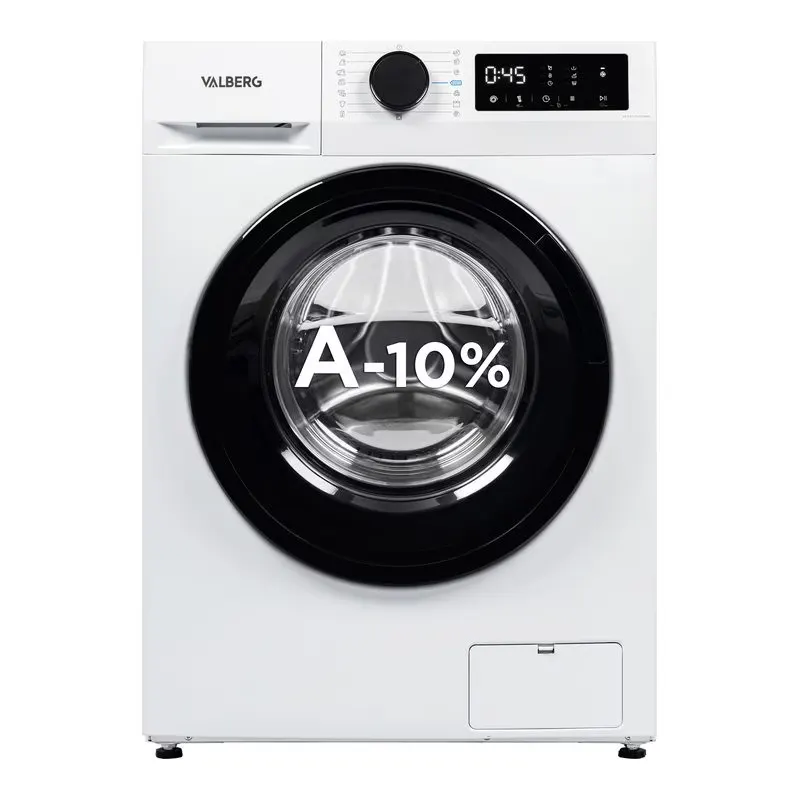 Lave-linge Hublot 9 Kg Valberg Wf 914 A-10 Sd W566c — coloris Blanc