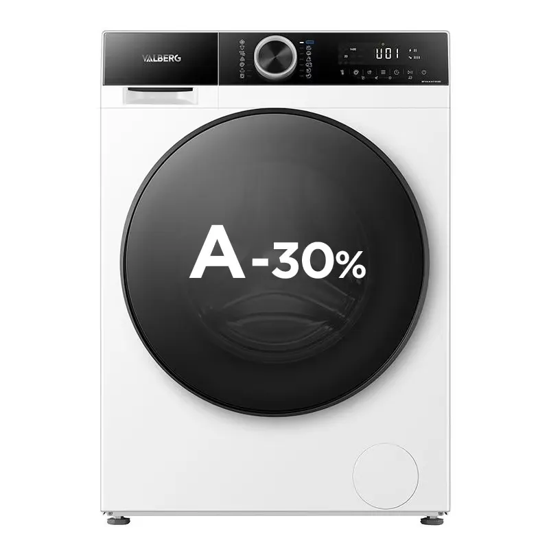 Lave-linge Hublot 9 Kg Valberg Wf 914 A-30 F W180c — coloris Blanc