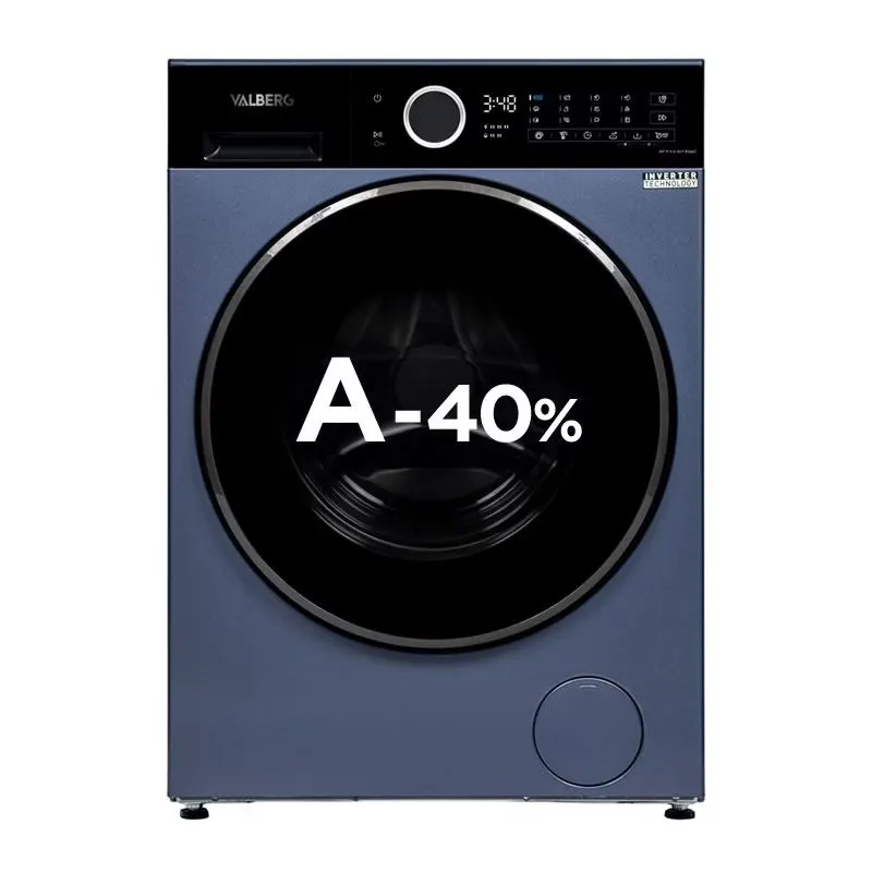 Lave-linge Hublot 9 Kg Valberg Wf 914 A-40 F B566c — coloris Bleu