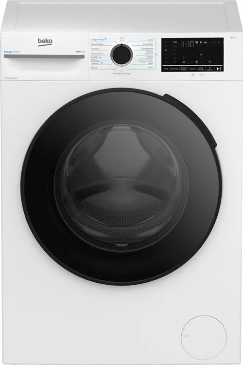 Lave-linge hublot Beko BM3WFT410451C Energy Spin