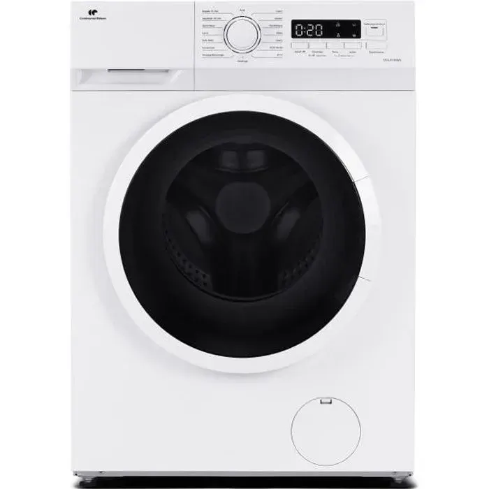 Lave-linge hublot CONTINENTAL EDISON CELL914IWS - 9 kg - Largeur 595 cm - Classe A - 1400 trs - moteur induction -Blanc