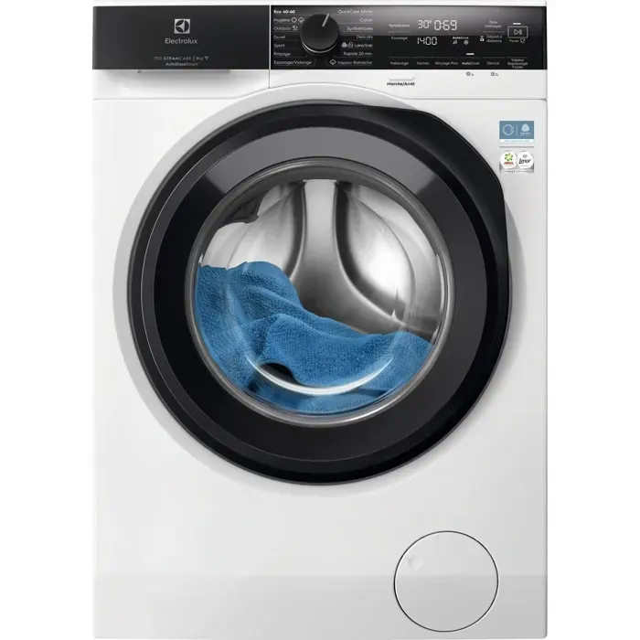 Lave-linge hublot Electrolux EW7FI494AD Blanc autodose — vue 3