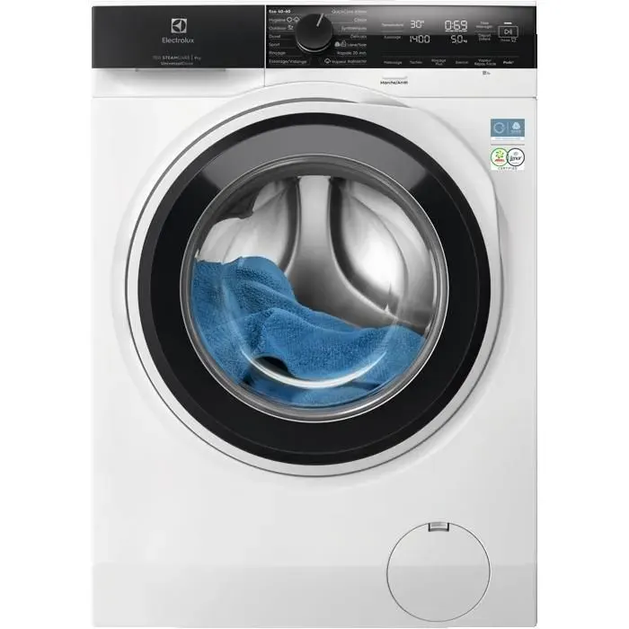 Lave-linge hublot ELECTROLUX Pose-libre SteamCare 700 9 kg YW7FI4494DV Classe A ‐20%