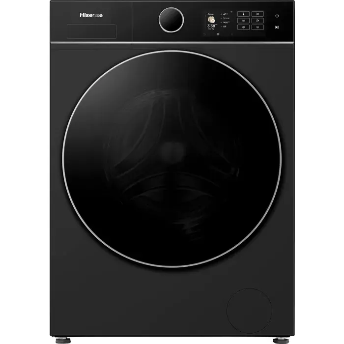 Lave linge hublot Hisense WF5I9043BBFS — vue 3