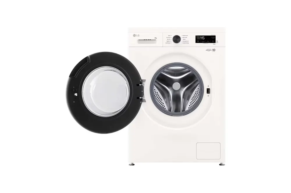 Lave-linge hublot LG F84B15WHS — vue 3