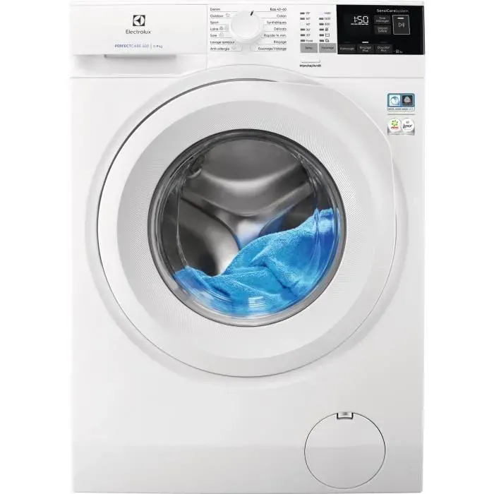 Lave-linge hublot Pose-libre PerfectCare 600 9 kg ELECTROLUX EW6F1419BR Classe A