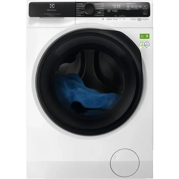 Lave-linge hublot Pose-libre PerfectCare 900 10 kg ELECTROLUX YW9FI51046FC Classe a ‐60%