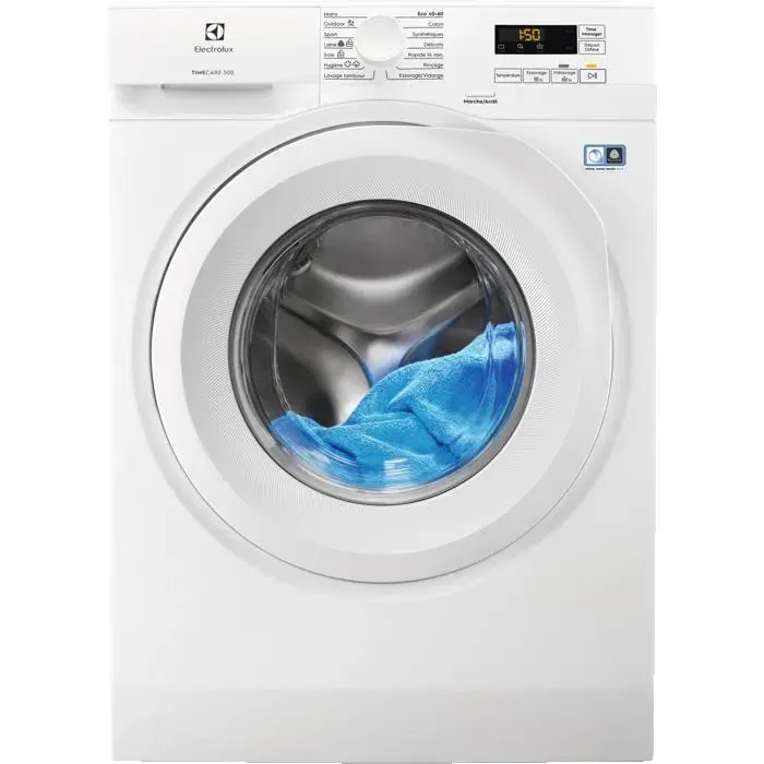 Lave-linge hublot Pose-libre TimeCare 7 kg ELECTROLUX EW5F6712BC Classe A