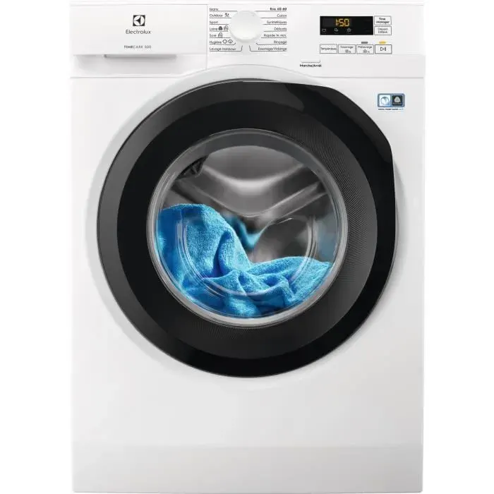 Lave-linge hublot Pose-libre TimeCare 8 kg ELECTROLUX EW5F8145BD Classe A