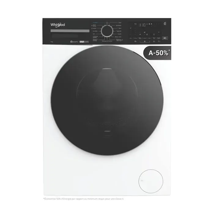 Lave-linge hublot Whirlpool W0M011WADSFR SENSE WASH — vue 2
