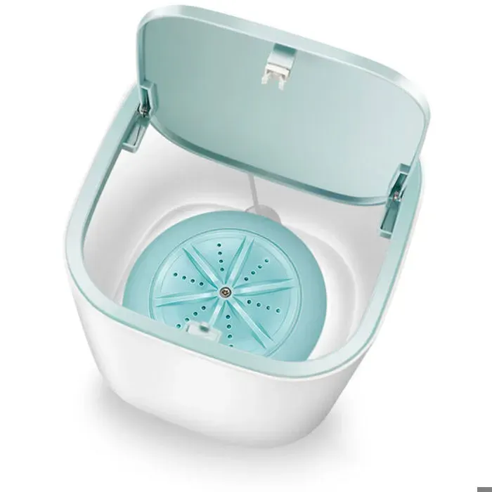 Lave-linge portable ultrasons Mini Turbo pour sous-vêtements et bébés USB idéal voyage et camping