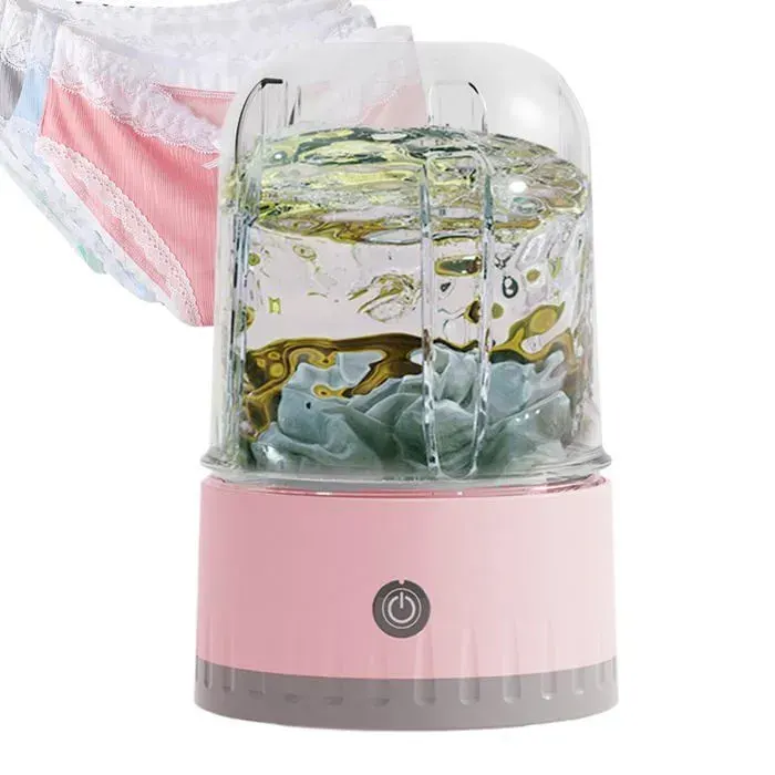 Lave-Linge pour Sous-VêtementsMachine à Laver pour Culottes - Portable Silencieuse Sans Fil YYV