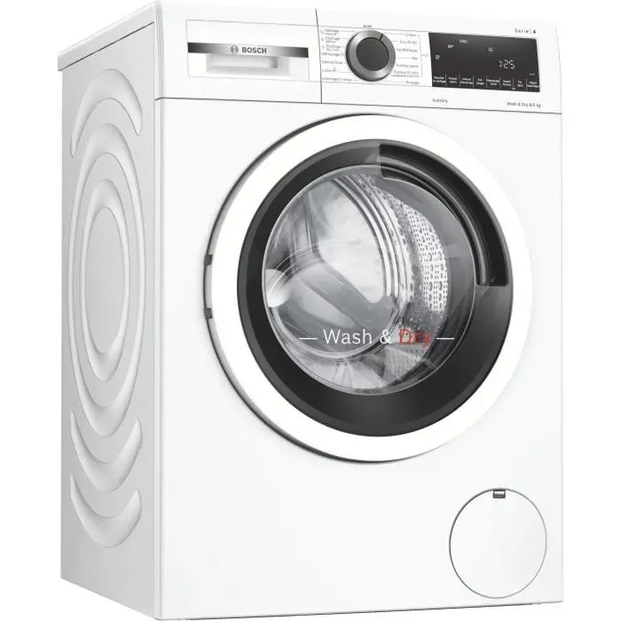 Lave-linge séchant BOSCH WNA13400FF SER4 - 8 / 5 kg - 1400 trs/min - L598cm - Blanc