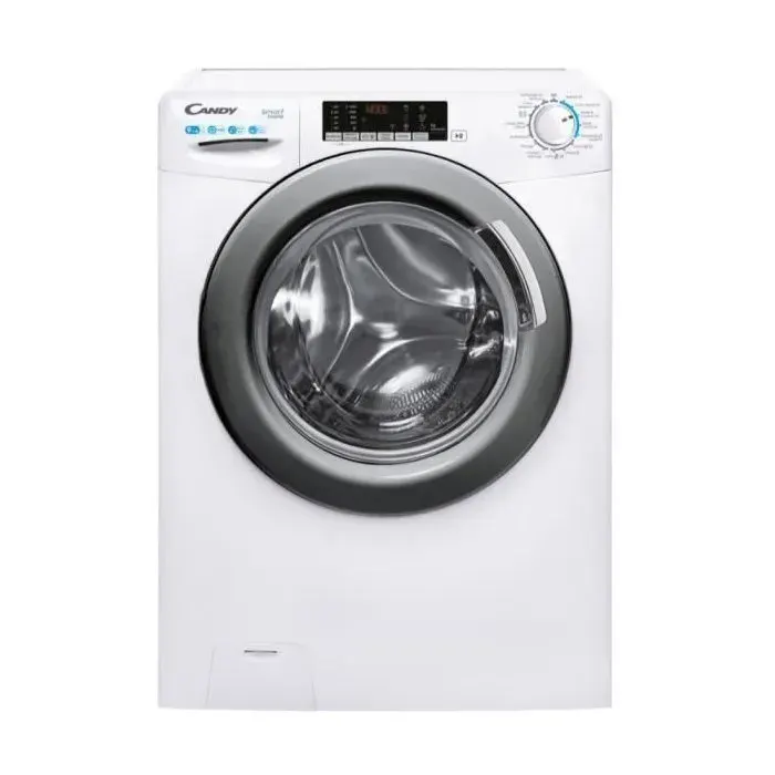 Lave-linge séchant CANDY CSWS496TWMRE/FR - 9 / 6 kg - Induction - 1400 trs/min - 15 prgms - Classe A - Blanc