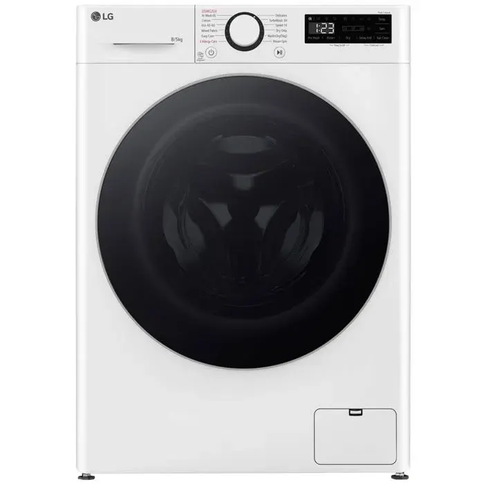 Lave-linge séchant - LG - F2DR508S1W - 8 kg lavage - 8 kg séchage - 1200 tr/min