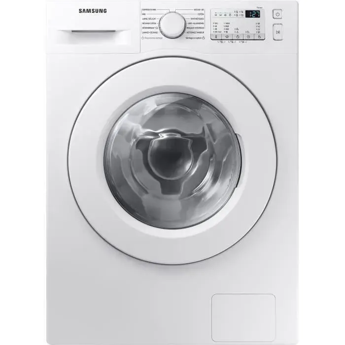 Lave-linge séchant SAMSUNG Ecobubble™ WD80T4046EW/EF - 8 / 5 kg - Induction - 1400 trs/min - Programme Vapeur - Blanc